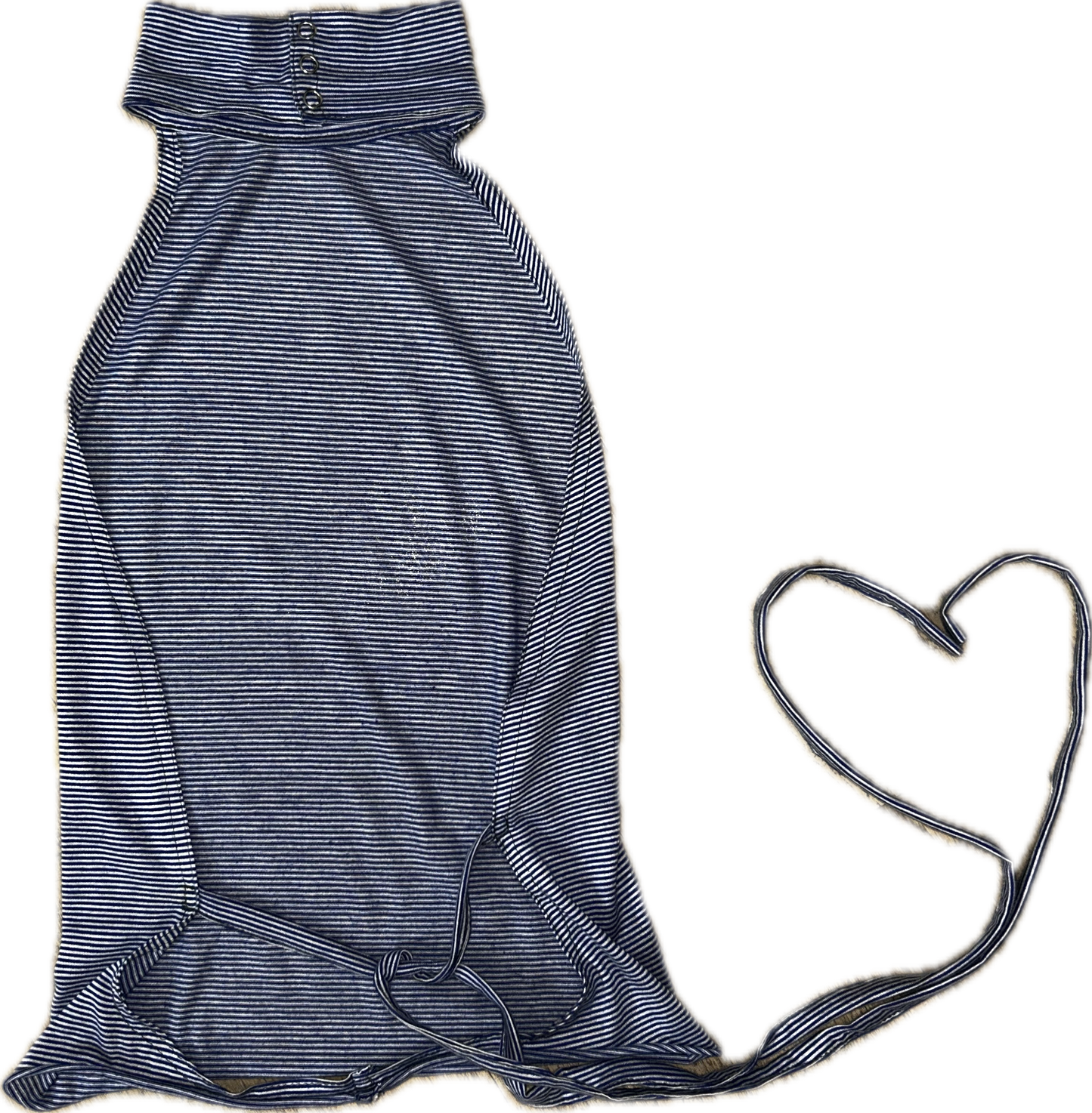 Striped Open Back Halter