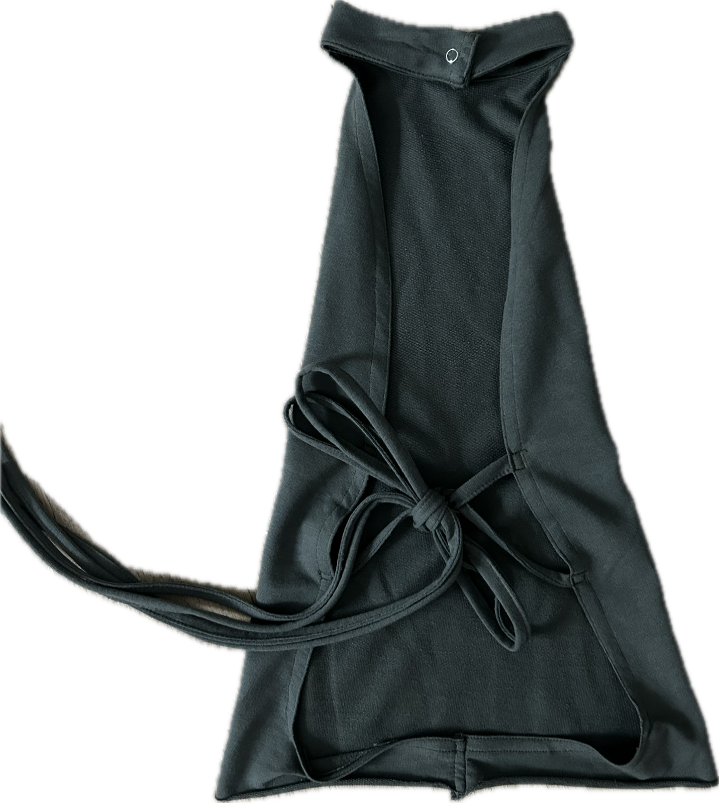 Green Striped Open Back Halter