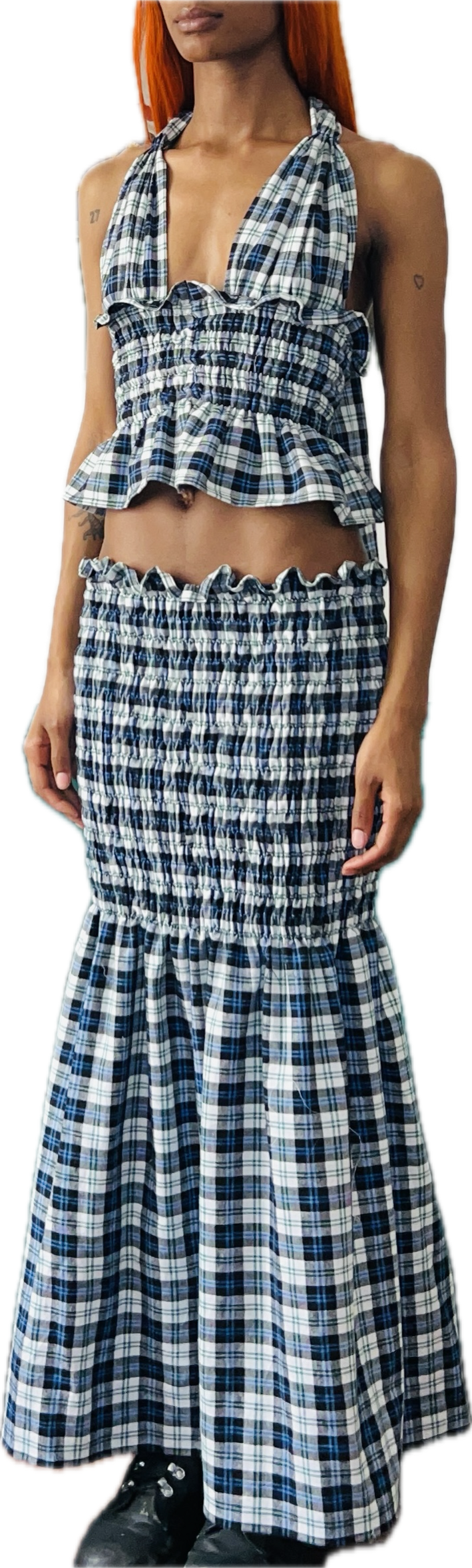 JUPE MAXI CHRYSANTHÈME
