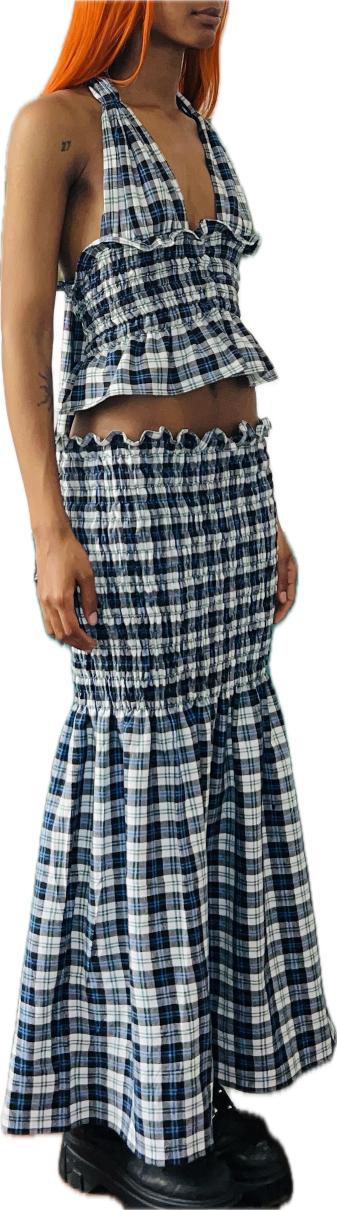 JUPE MAXI CHRYSANTHÈME